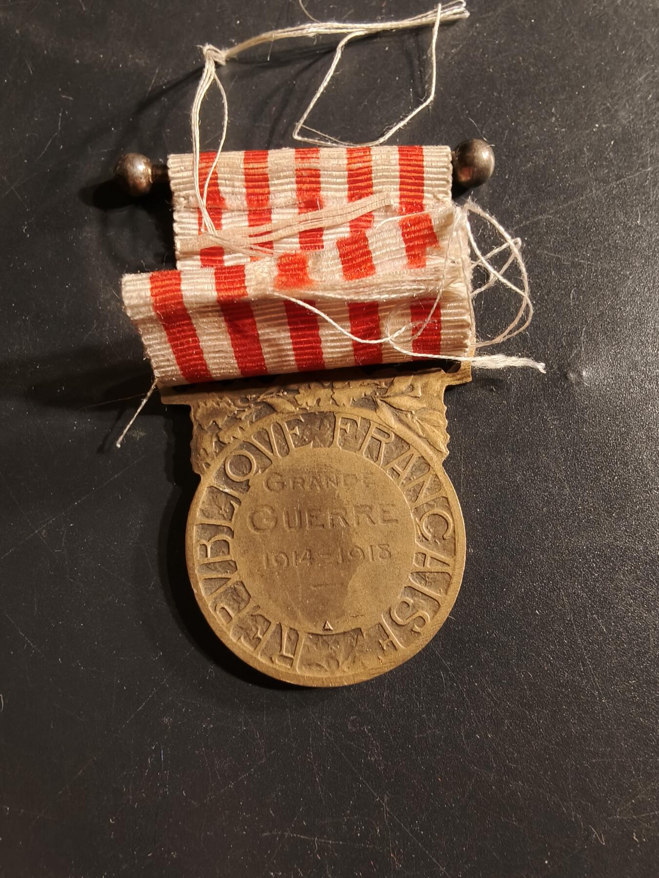 老王徽章第165期  法国一战纪念章