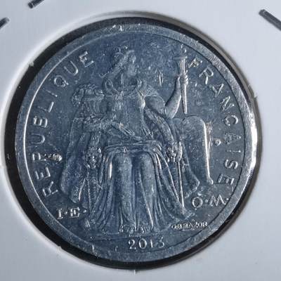 沼泽如烟--第912场 - 法属新喀里多尼亚2013年1法郎