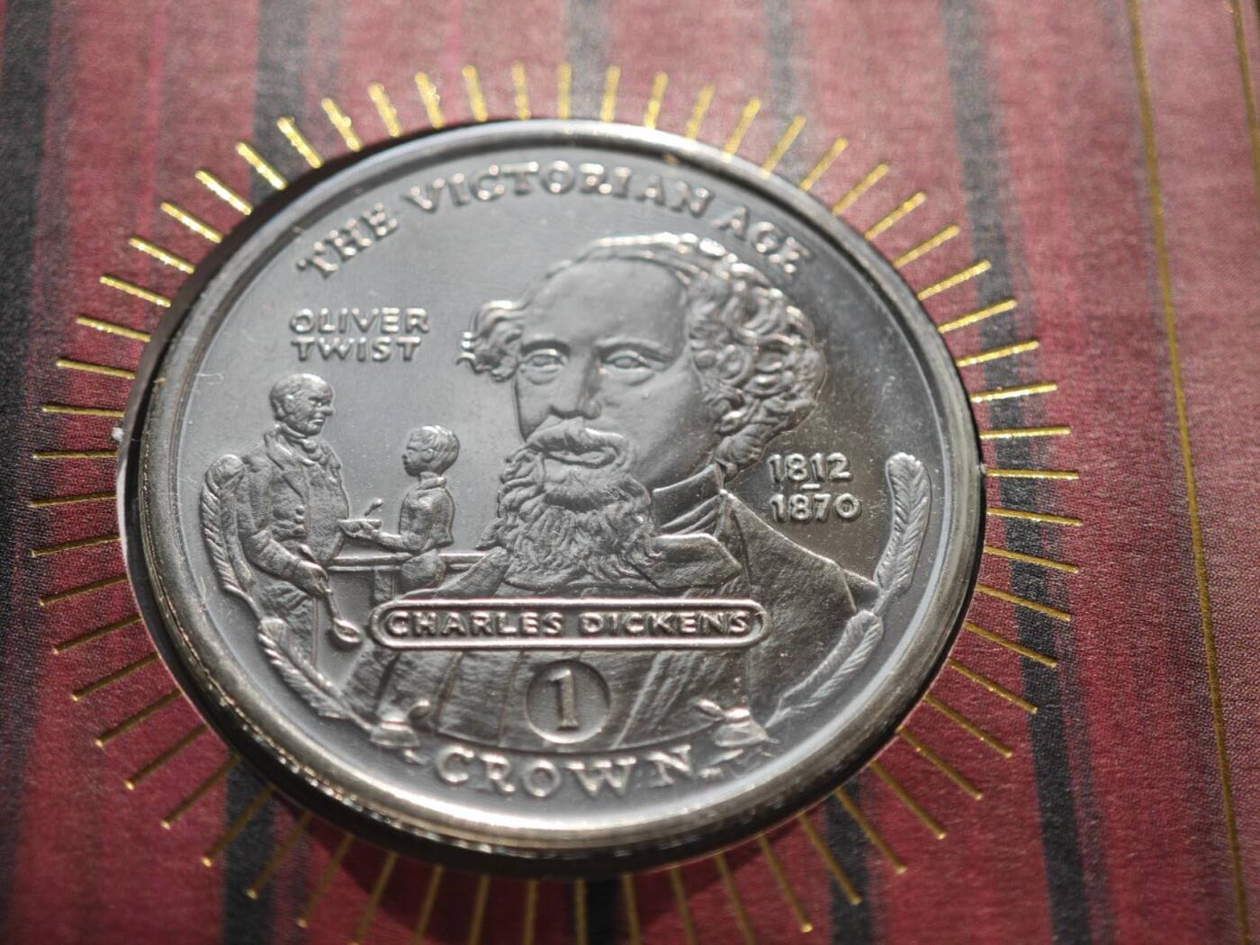 【淘币小摊】限时拍第八百零七拍  克朗币邮币封场  满百包邮可预留两周  周一统一发货   直布罗陀2001年维多利亚时代克朗纪念币邮币封