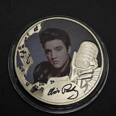 【淘币小摊】限时拍第八百零七拍  克朗币邮币封场  满百包邮可预留两周  周一统一发货  -   直布罗陀2021年猫王半克朗纪念币