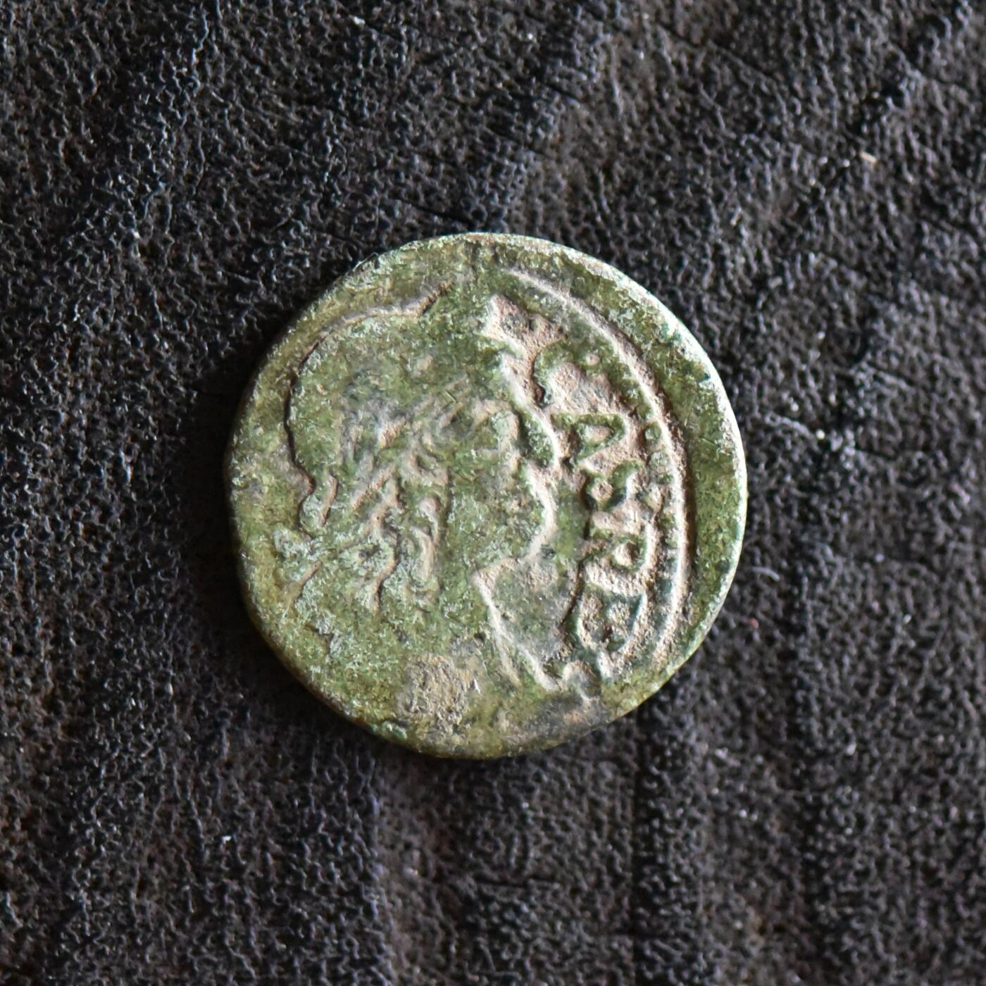 【良泉】第42期【自动场】12月4日晚19.30点开拍！99枚域外古代钱币专场  公元1666年【波兰立陶宛联邦】约翰二世·卡齐米尔·瓦萨“骑士”铜希林，1.4克