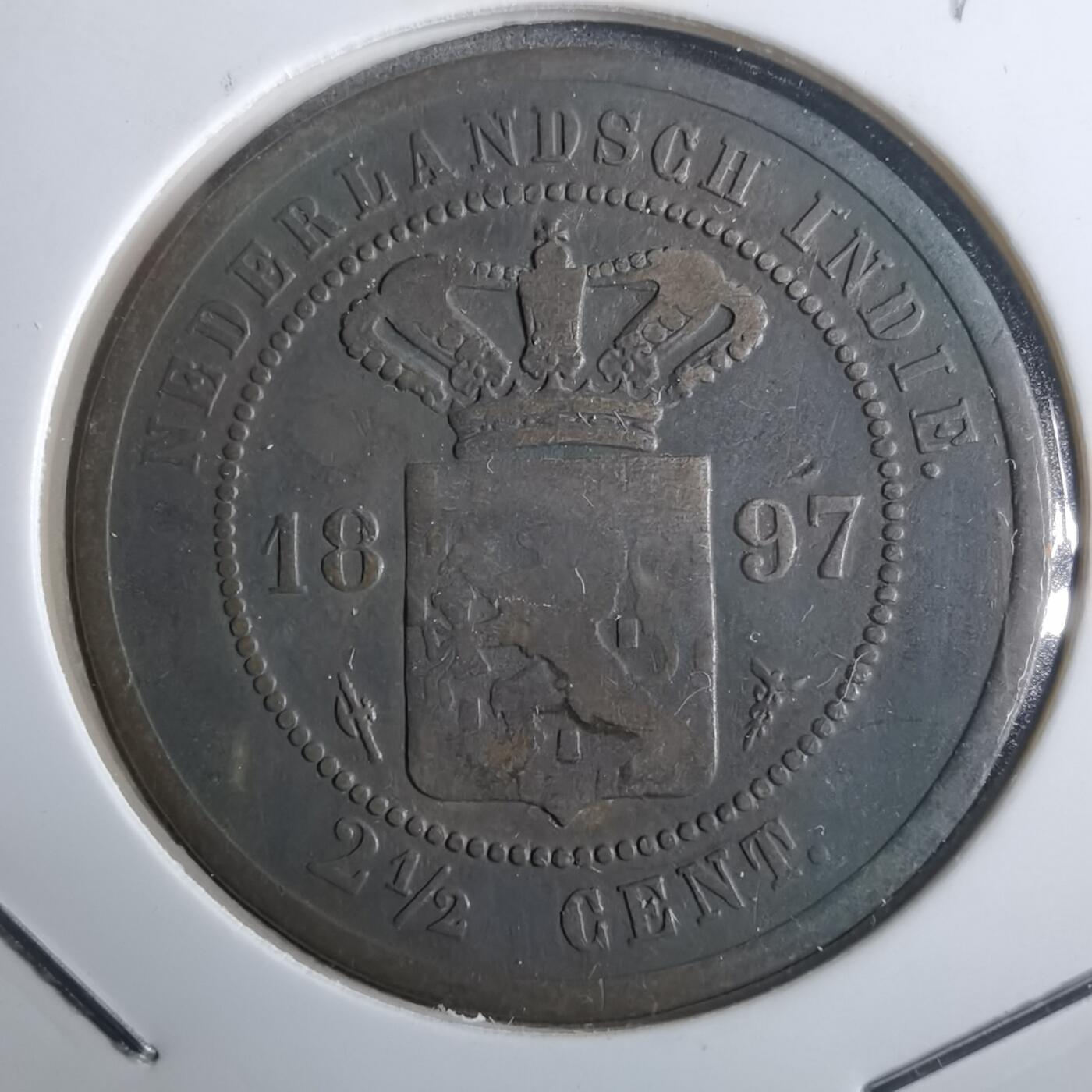 沼泽如烟--第912场 荷属东印度1897年2.5分