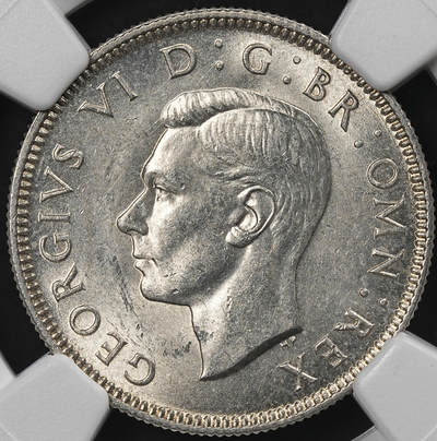 修遠堂世界钱币第九十四期 - NGC MS64 1938年英国1先令银币