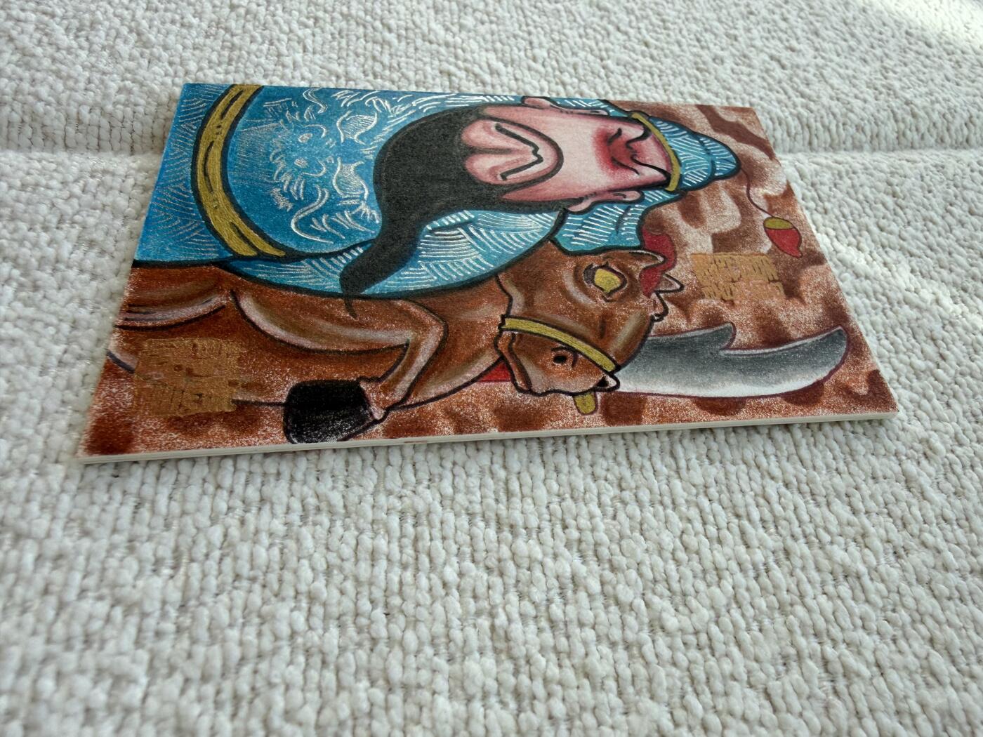 天玑星卡拍第141期《11.24周一截拍》持续收拍收评中 满赠卡需备注 【手绘卡】居子 关羽 手绘卡