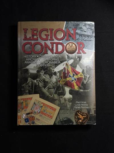 戎马世界章牌大赏第108期 - 德国秃鹰军团陆海空三1936-1939从历史·编制·飞机·制服·勋章·纪念品全部都系统展示，书后售价79.99美元