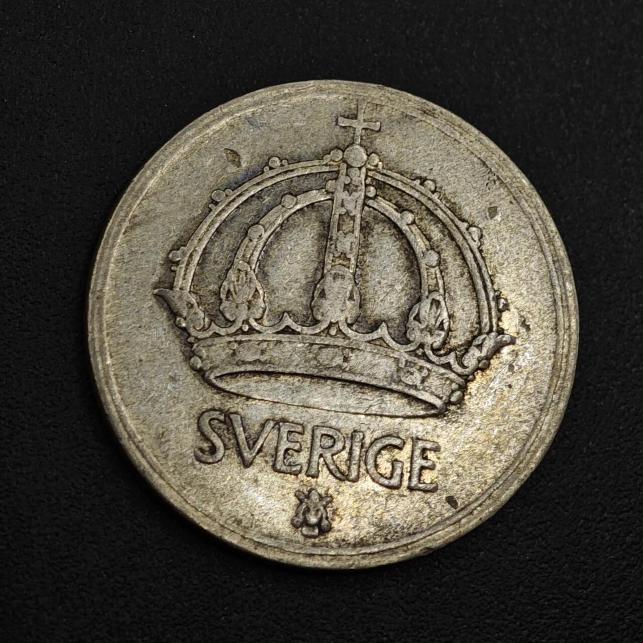 【淘币小摊】实时拍第八百零四拍   散币银币场   满百包邮可预留二周 每周一统一发货   瑞典1948年50欧尔银币