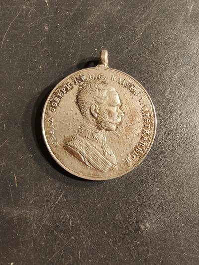 老王徽章第165期 - 奥匈帝国银级勇敢奖章    复刻