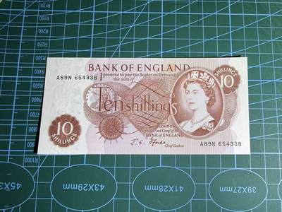 【炜奕收藏】，第五十一期 - 英国C序列10先令，UNC品相