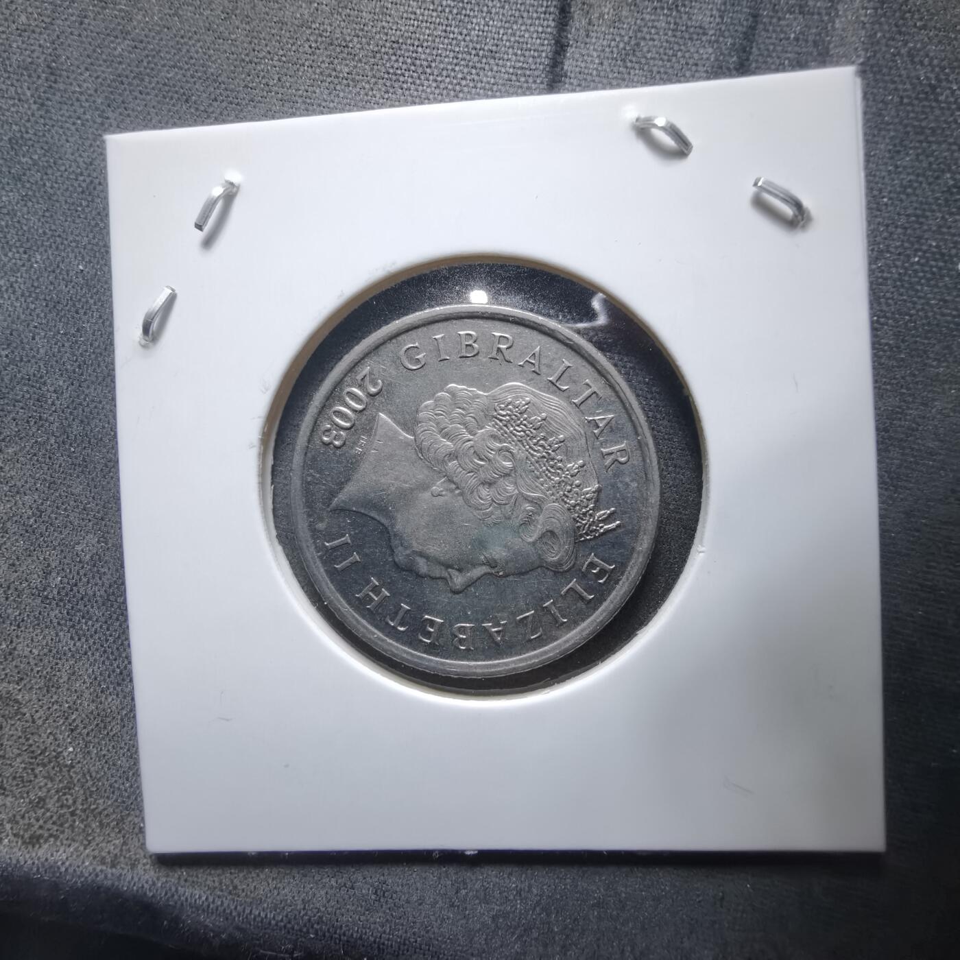 沼泽如烟--第912场 直布罗陀2003年10便士