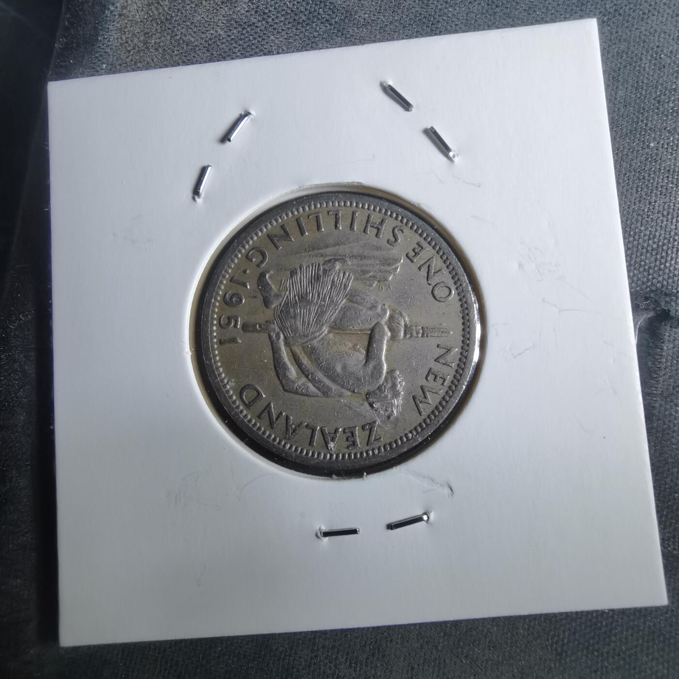 沼泽如烟--第912场 新西兰1951年1先令