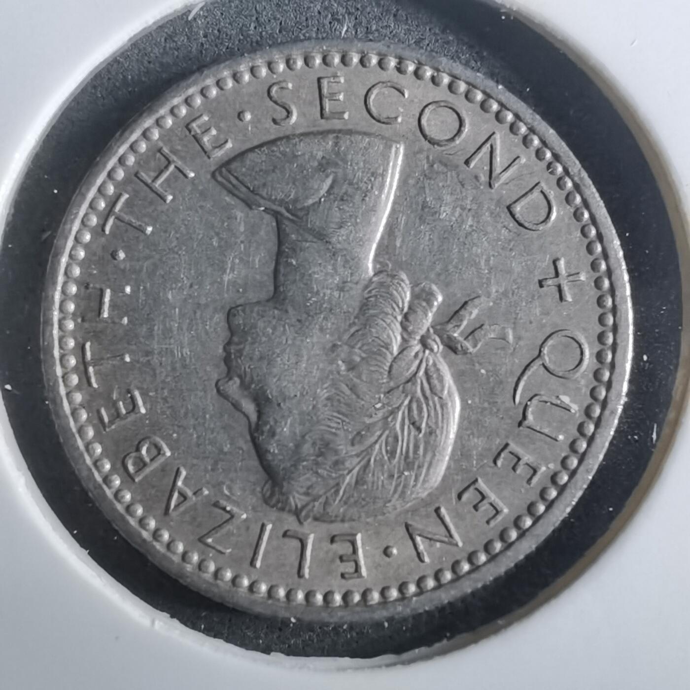 沼泽如烟--第912场 新西兰1961年6便士