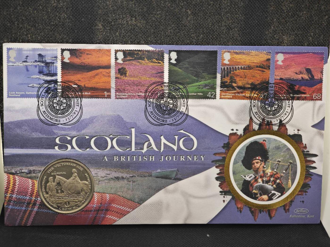 【淘币小摊】限时拍第八百零七拍  克朗币邮币封场  满百包邮可预留两周  周一统一发货    直布罗陀2001年维多利亚时代克朗纪念币邮币封