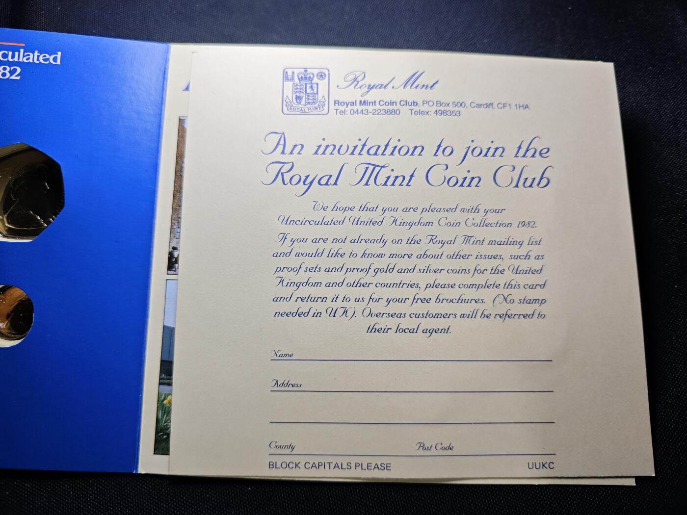 KK钱币收藏小铺 （套币 好品/批量散币 银币）专场  2月预留时间 周末发货   1982英国大小面值清年一套