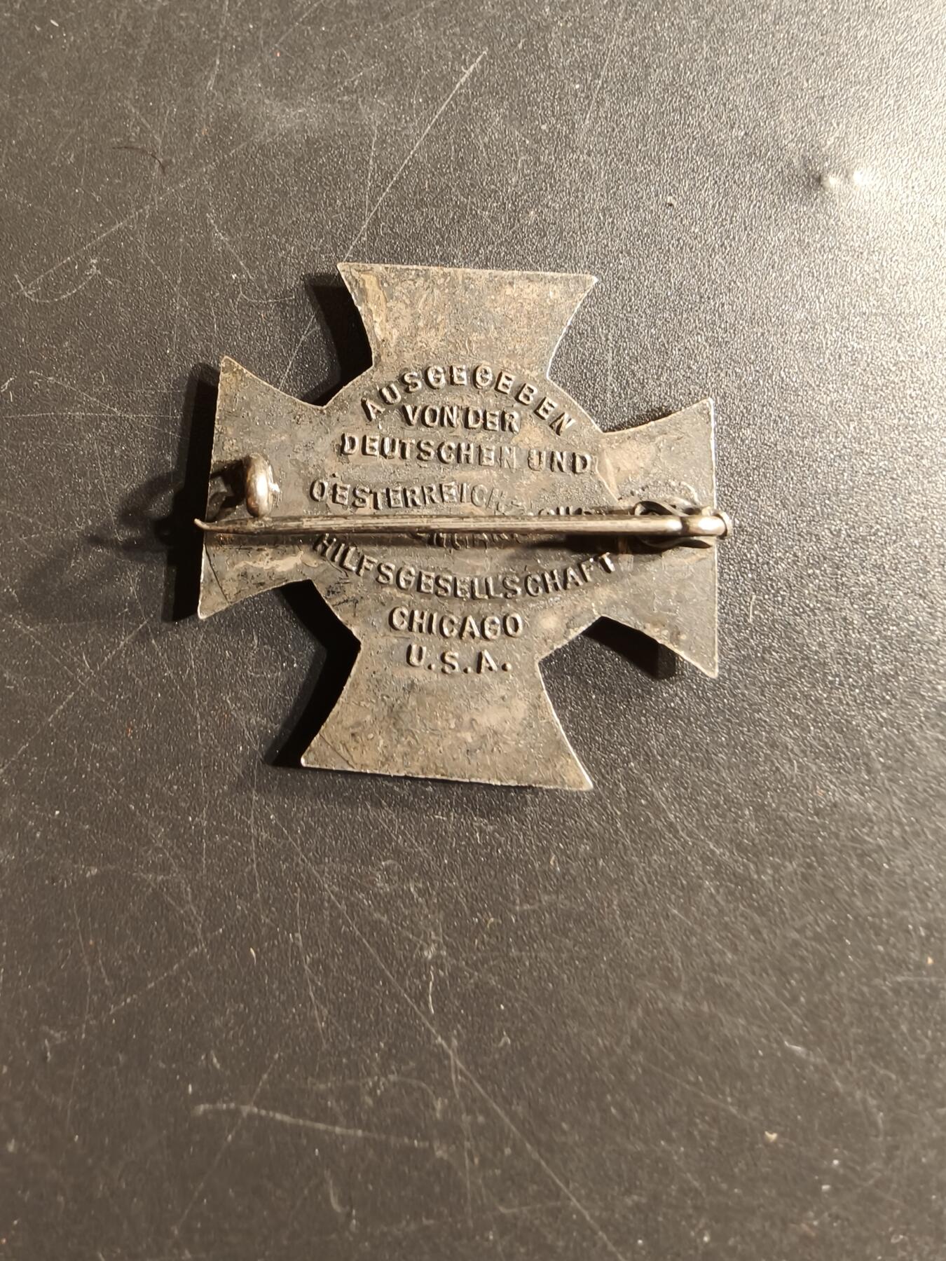老王徽章第165期 德国一战德意志和奥地利辅助协会纪念章