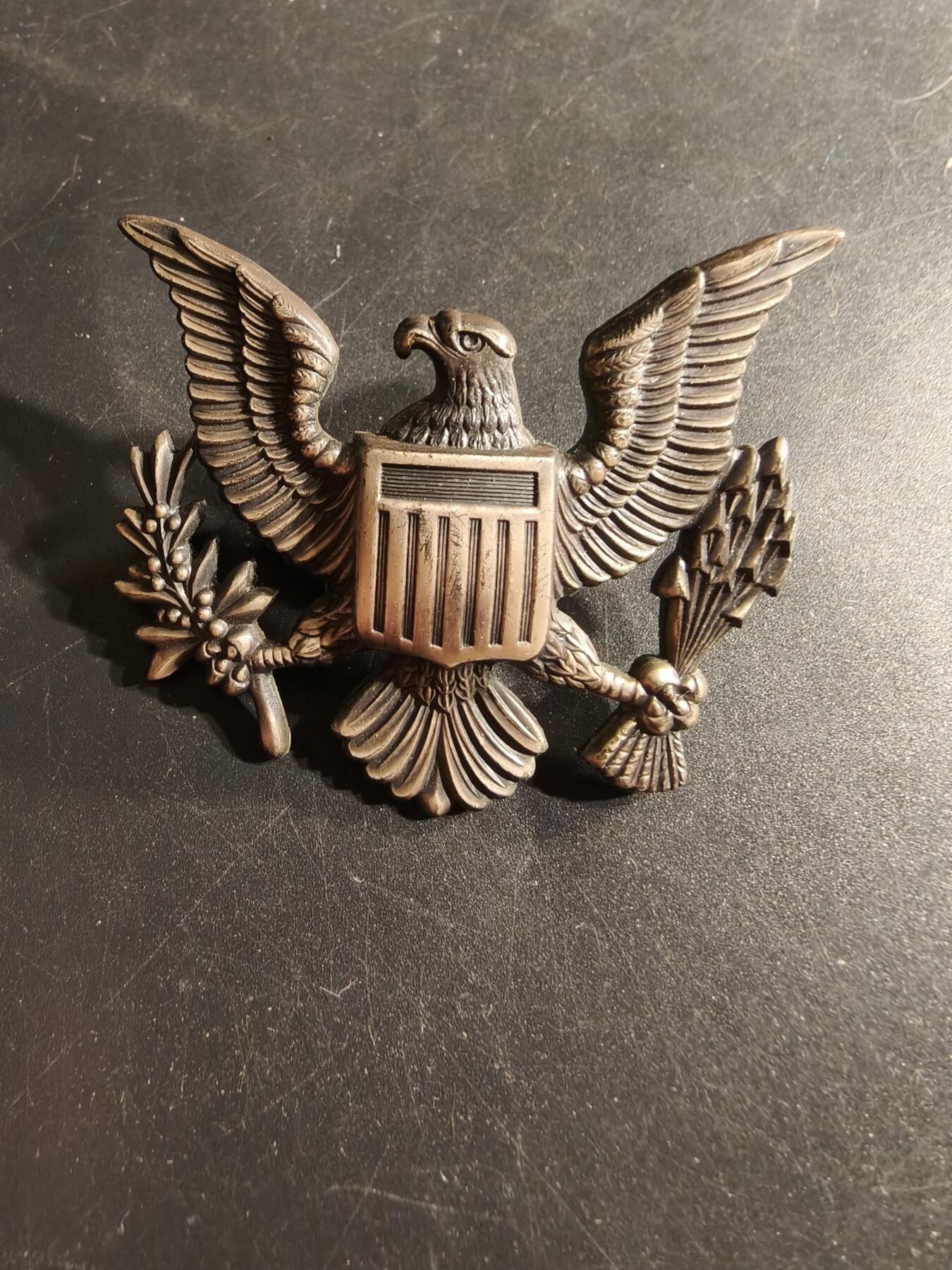 老王徽章第165期 美国空军大檐帽帽徽 