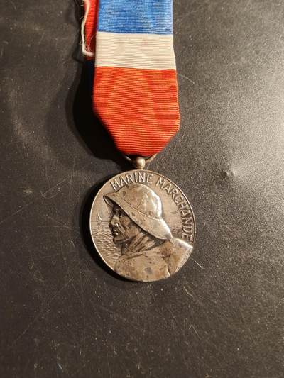 老王徽章第165期 -  法国银级海事版劳工奖章    950银    11.9g