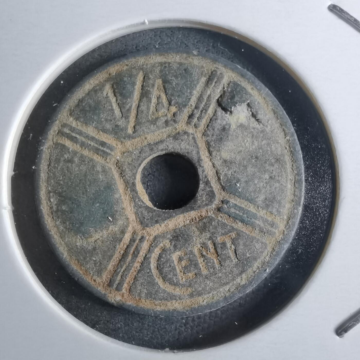 沼泽如烟--第912场 法属印度支那1942年¼年一分