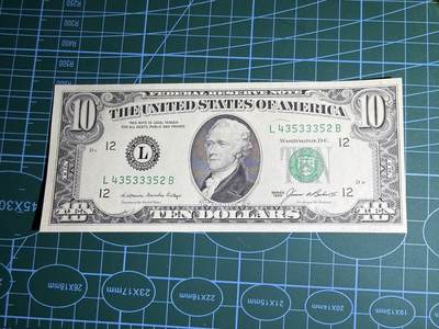 【炜奕收藏】，第五十一期 - 1985年美国10美元，UNC品相