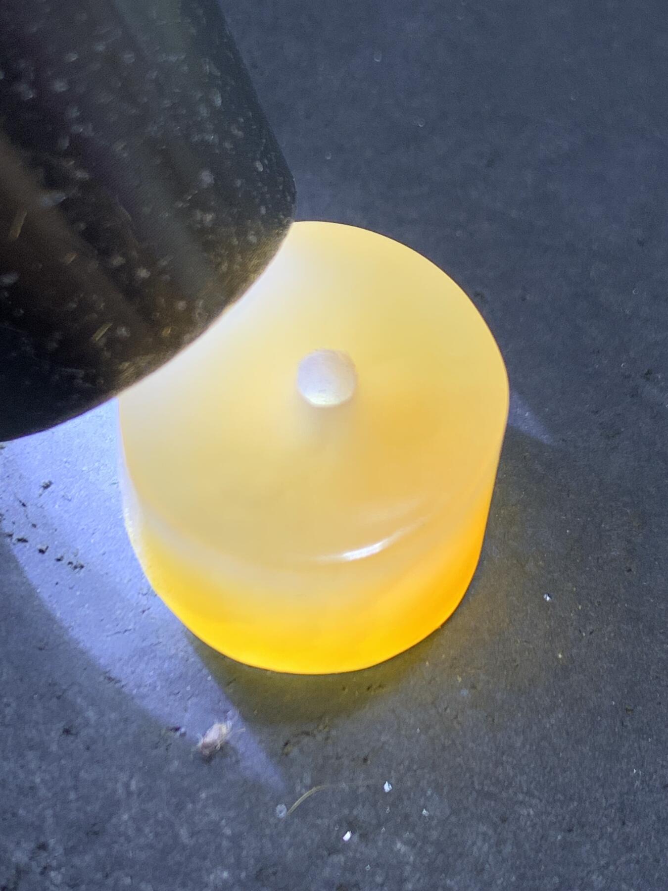 蒙料冻料飘鸡油黄战国红玛瑙通货晶洞墩子一个