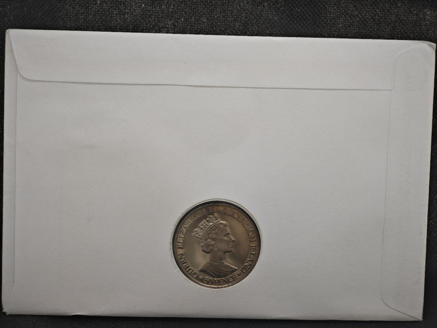 【淘币小摊】限时拍第八百零七拍  克朗币邮币封场  满百包邮可预留两周  周一统一发货   阿桑松2003年女王加冕金禧50便士纪念币邮币封