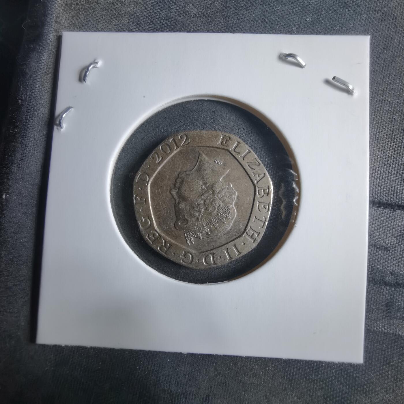 沼泽如烟--第912场 英国2012年20便士