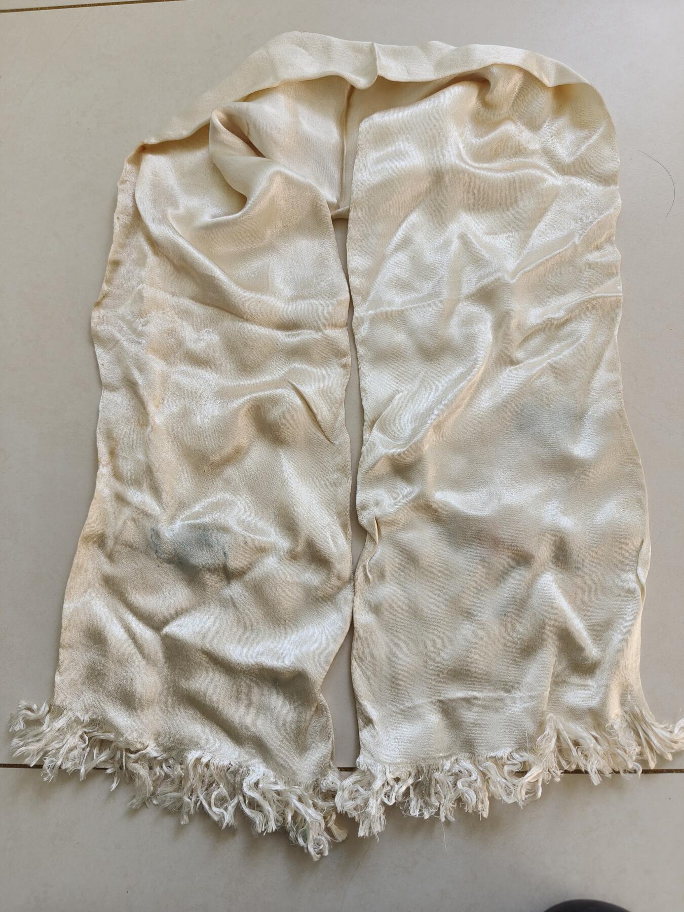 老王徽章第165期 美国二战陆军航空兵中缅印战区    飞行员私人定制围巾     真丝刺绣     长度120cm