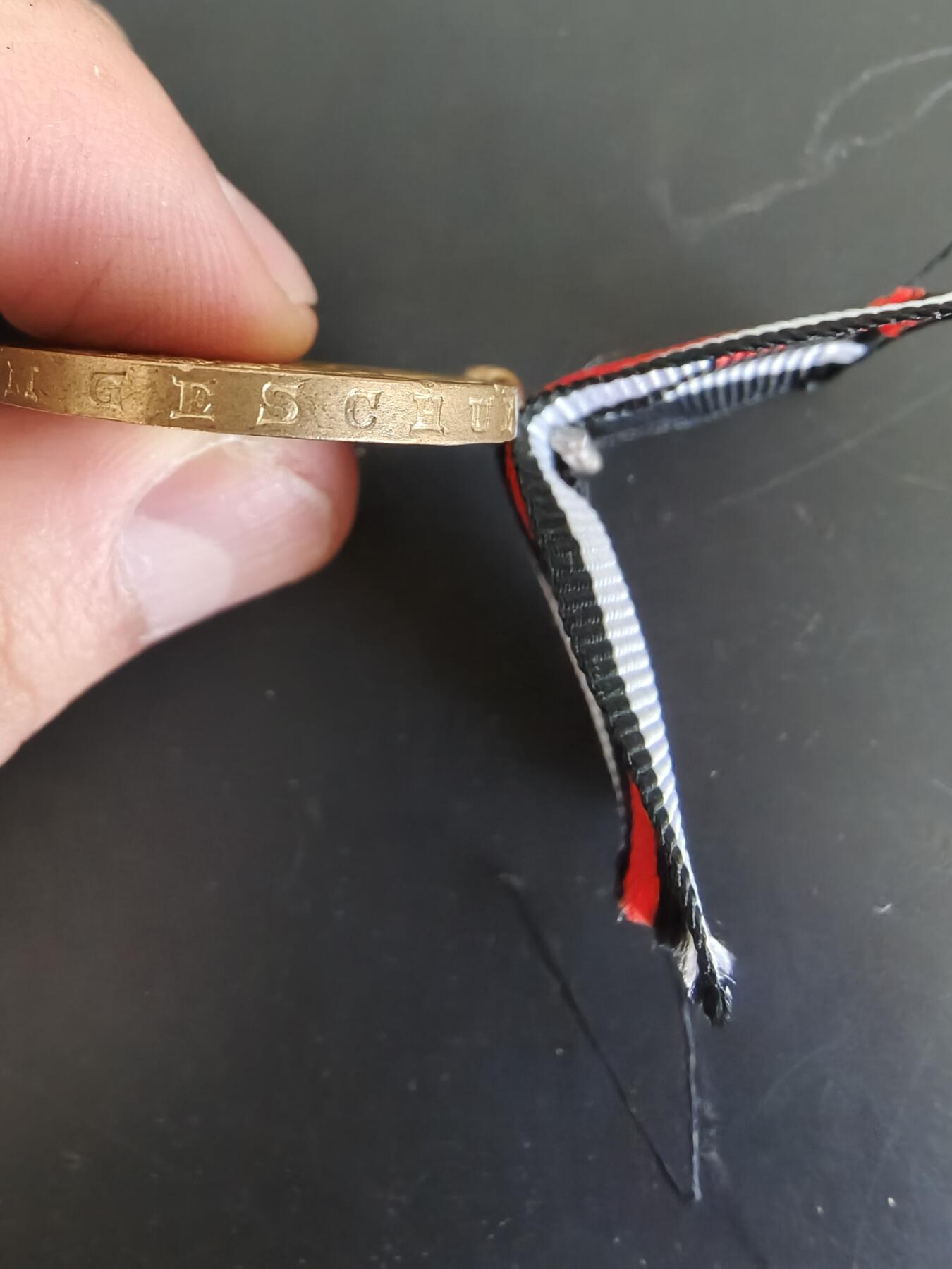 老王徽章第165期 德国1870/71普法战争奖章     带边铭