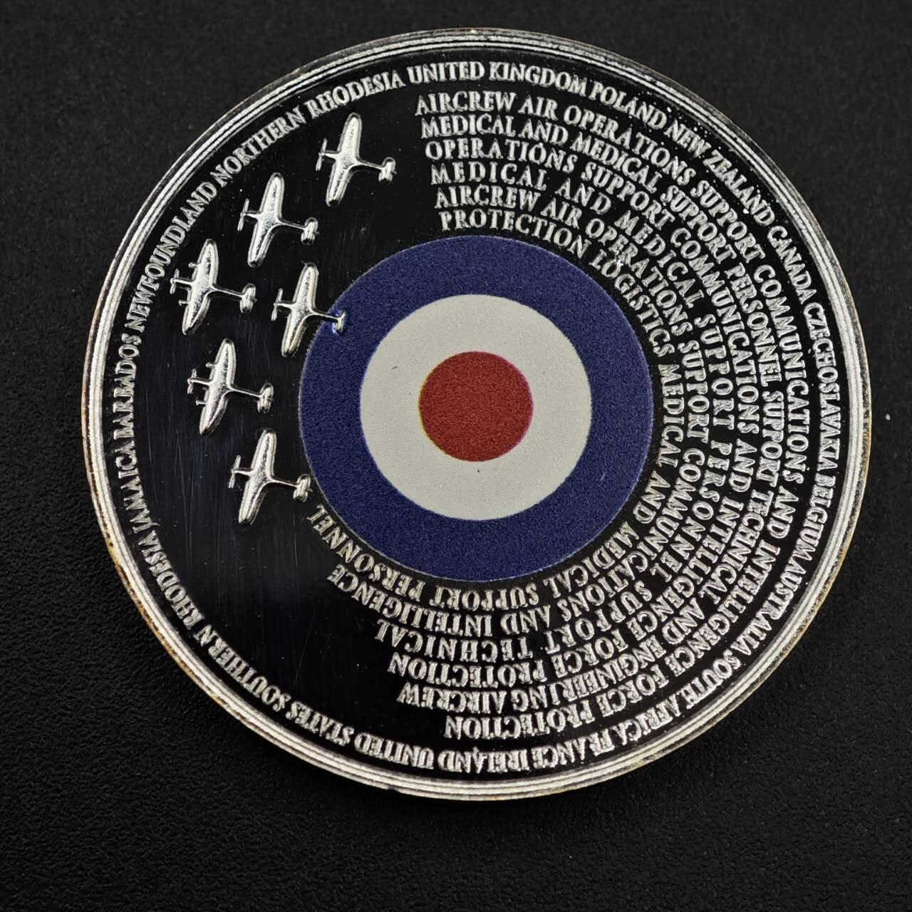 【淘币小摊】限时拍第八百零七拍  克朗币邮币封场  满百包邮可预留两周  周一统一发货  英国皇家空军2015年大不列颠空战75周年纪念章