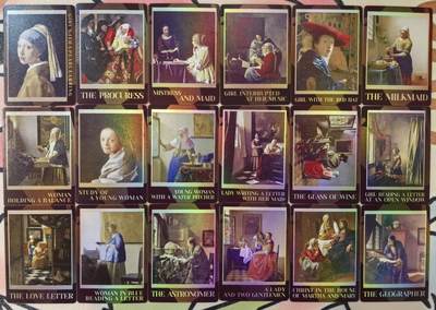 丫丫卡拍-场主生日🎂全场包邮（3月1日22：00截拍） 万享 艺术大师--梵高&维米尔 名作各18张 细闪