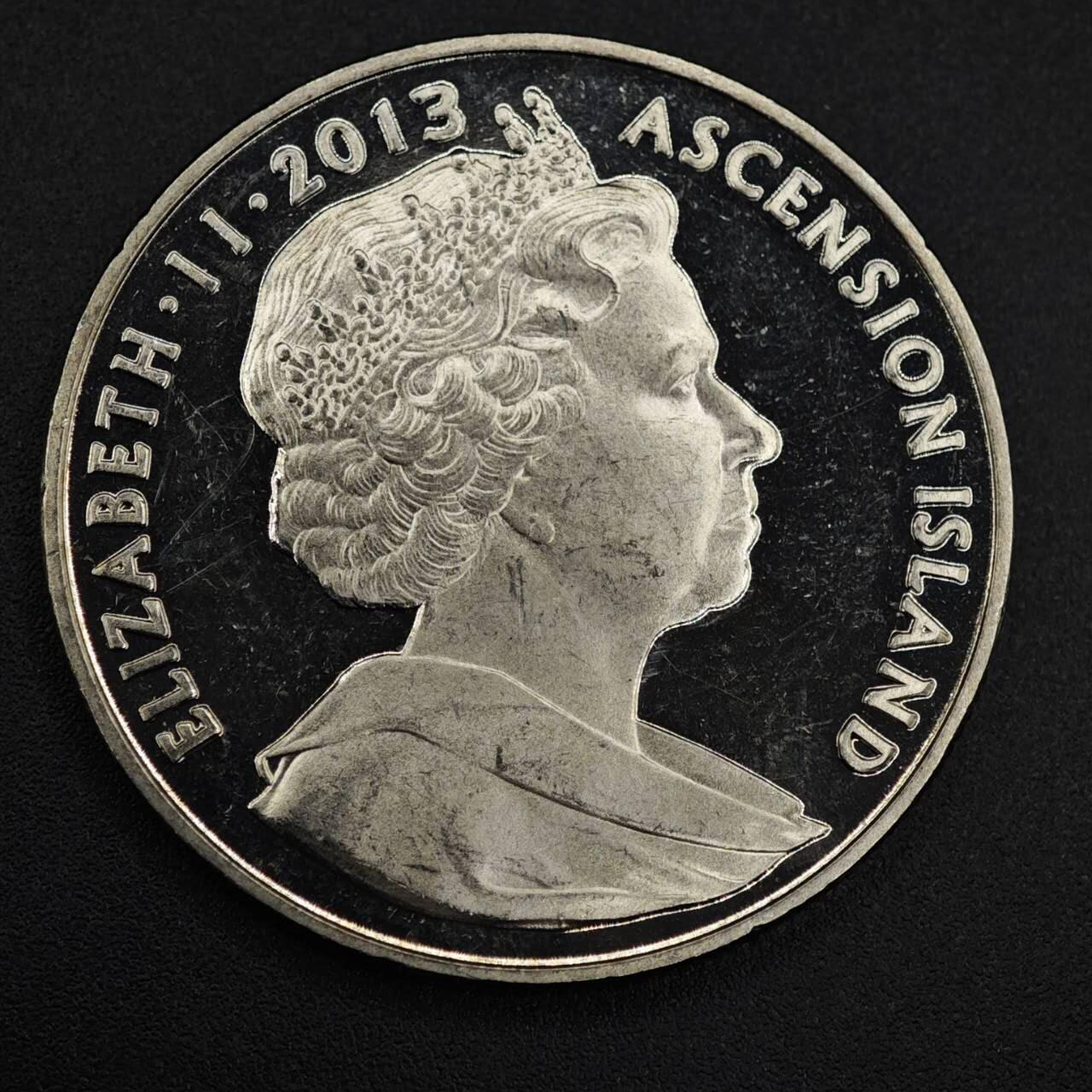 【淘币小摊】限时拍第八百零七拍  克朗币邮币封场  满百包邮可预留两周  周一统一发货   阿桑松2013年女王加冕60周年克朗纪念币