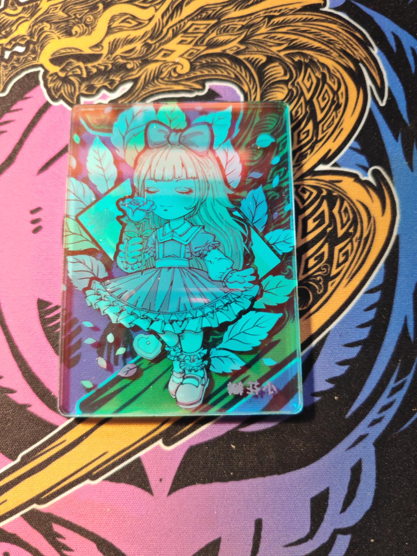 卡牌实验室开始第五次实验 【幻彩】【小花瓣】超香亚克力卡