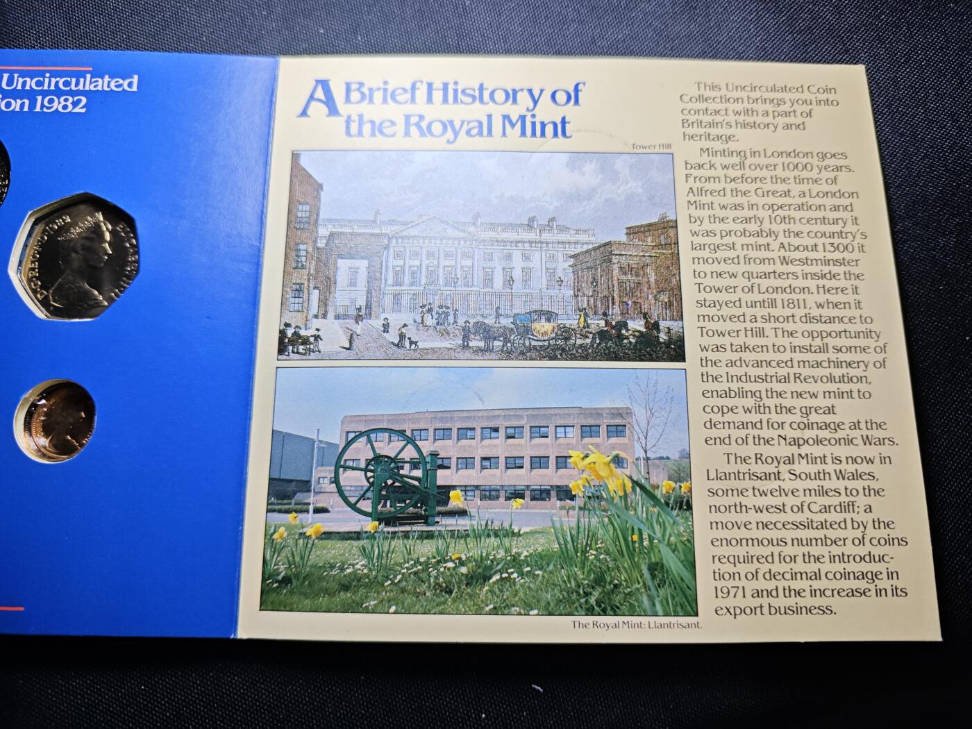 KK钱币收藏小铺 （套币 好品/批量散币 银币）专场  2月预留时间 周末发货   1982英国大小面值清年一套