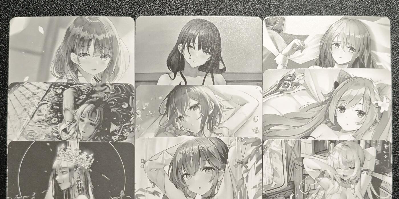 天玑星卡拍第142期《11.25周二截拍艺气风发》持续收拍收评中 满赠卡需备注 动漫美女 艺术版 粗闪 九张