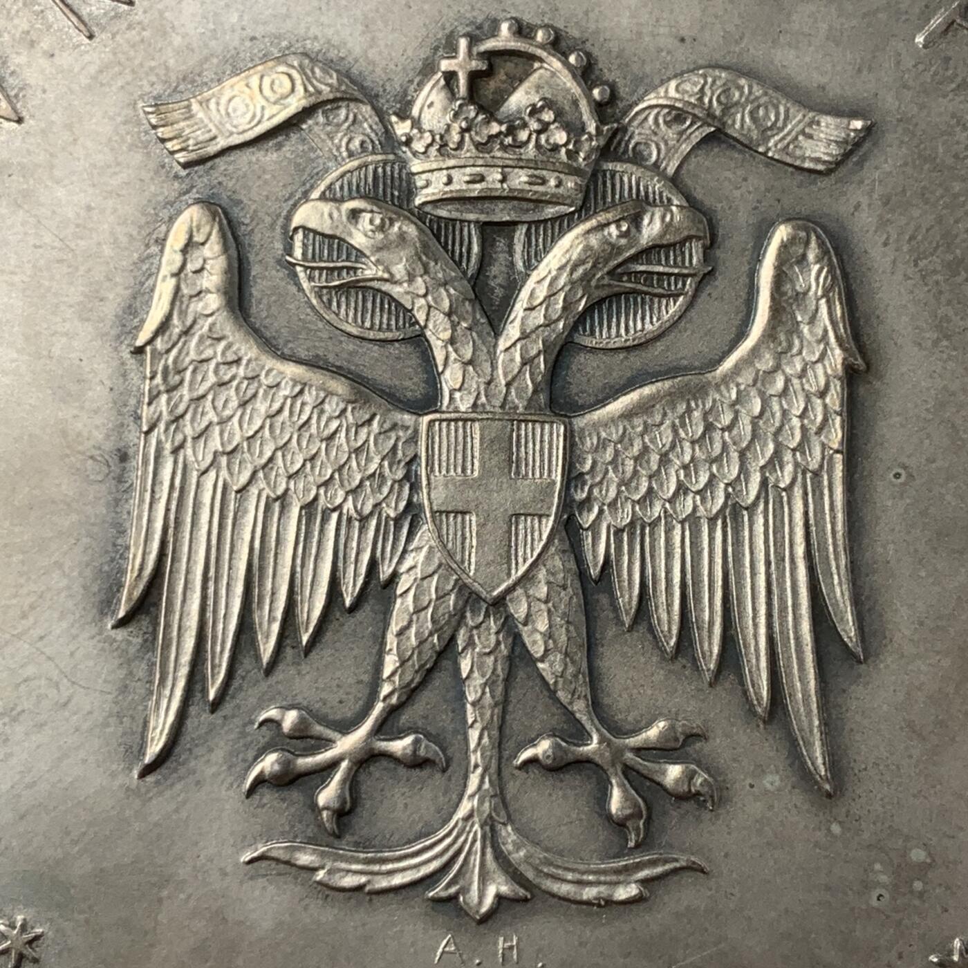 掌中浮雕-藏着的欧洲第043场 1910-1935年奥地利维也纳市政府服务25周年纪念银章，65mm，90g