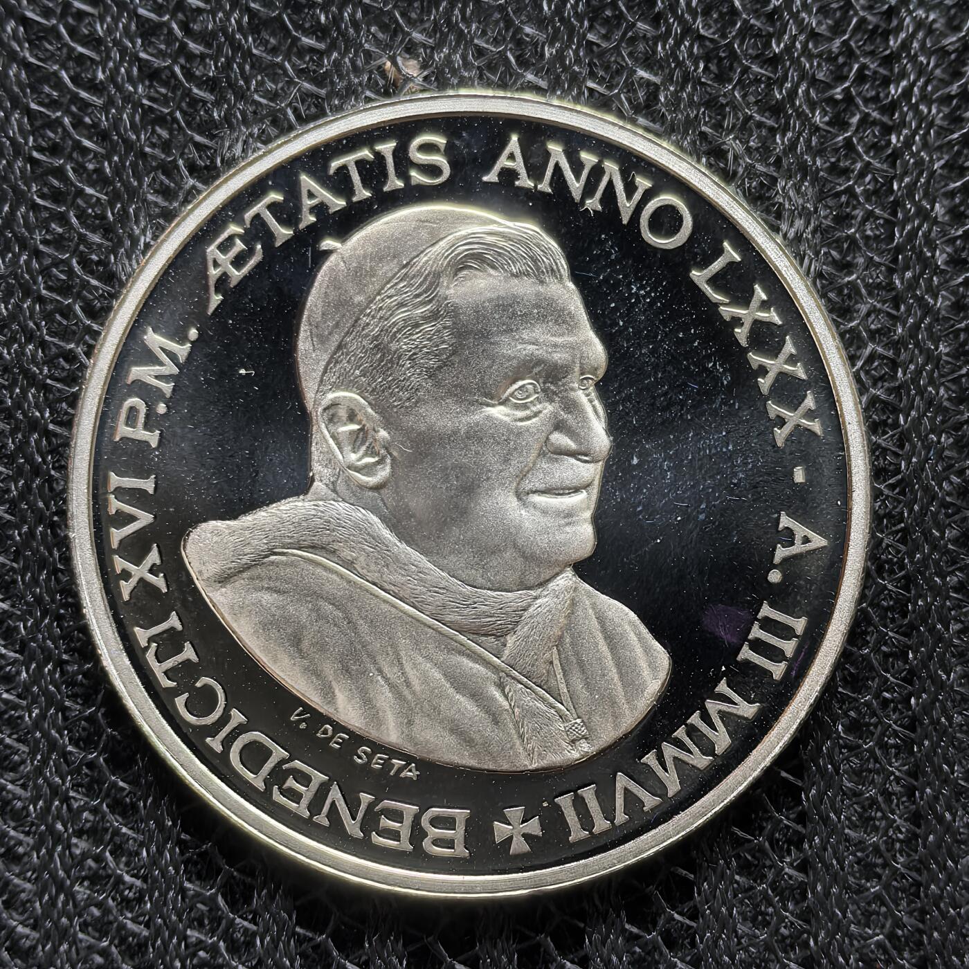 道一币馆币章第一百五十六场 原盒证 梵蒂冈2007年81个“传教主日”10欧元精制银币