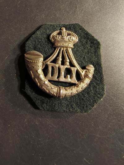 老王徽章第165期 - 英国德里轻步兵团帽徽     二战时期 