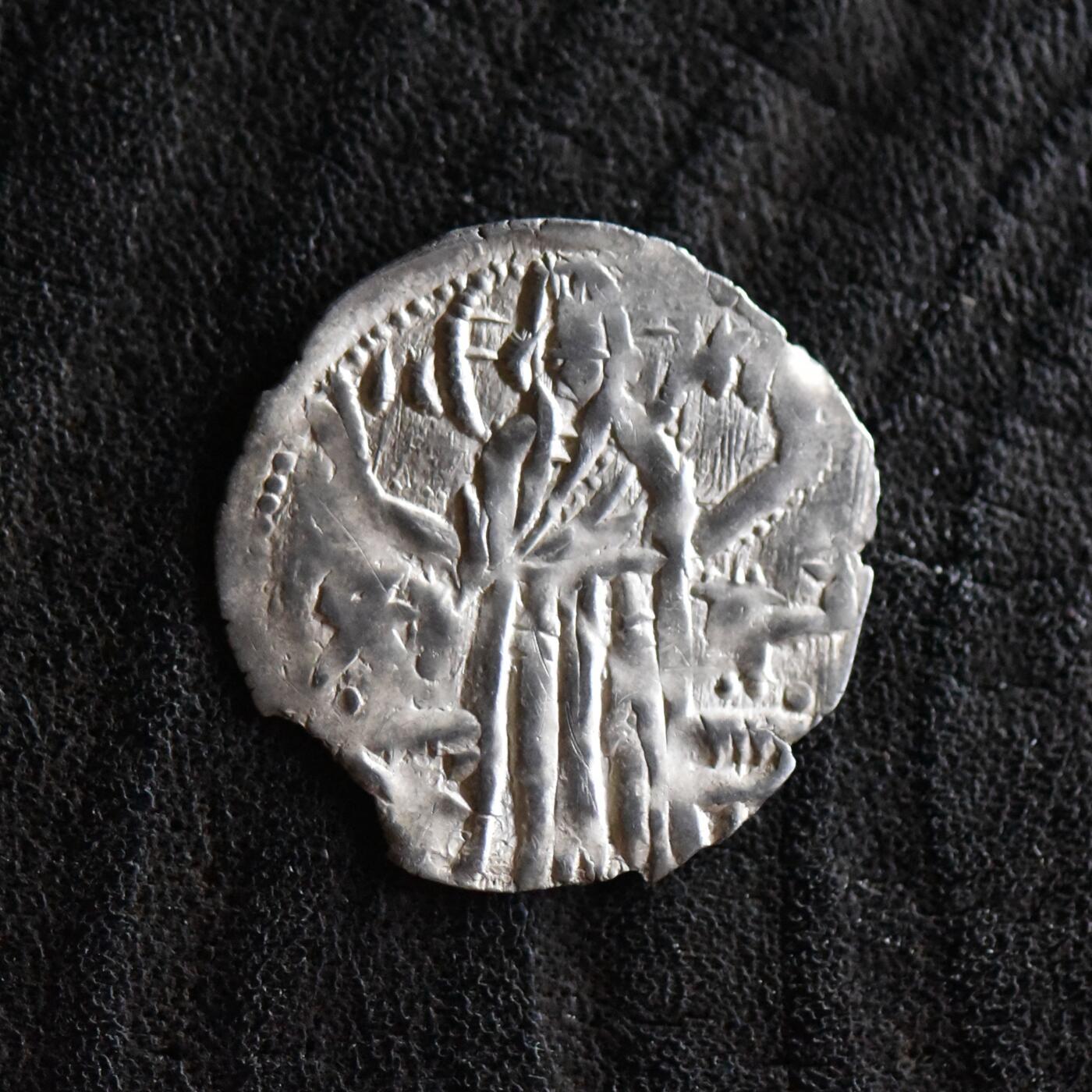 【良泉】第42期【自动场】12月4日晚19.30点开拍！99枚域外古代钱币专场  【罕见】公元1347-1355年【保加利亚 第二帝国】伊凡·亚历山大与其子米歇尔·阿森共治。大特尔诺沃造币厂打制，格罗申银币，1.2克