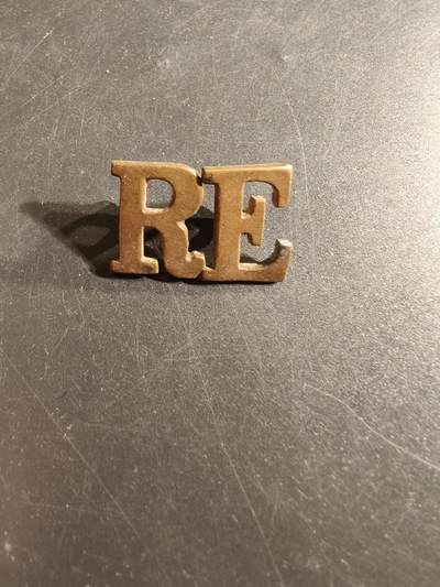 老王徽章第165期 - 英国皇家工兵袖章     二战时期 