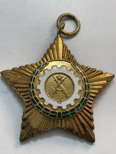 文馨钱币收藏第 282 场，【 长期接收代拍品】，加拿大老铜代用币，银币，德三系列场 - 五星纪念章，直径 41.9×3.0mm