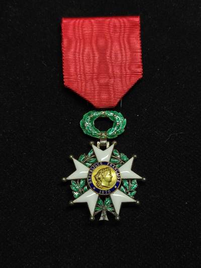 铭记历史 勿忘国耻 抗战胜利80周年精品专场 第二场 - 法国 三共荣誉军团勋章 银制