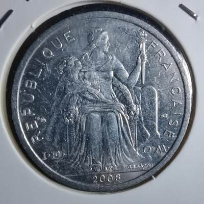 沼泽如烟--第912场 - 法属新喀里多尼亚2008年2法郎