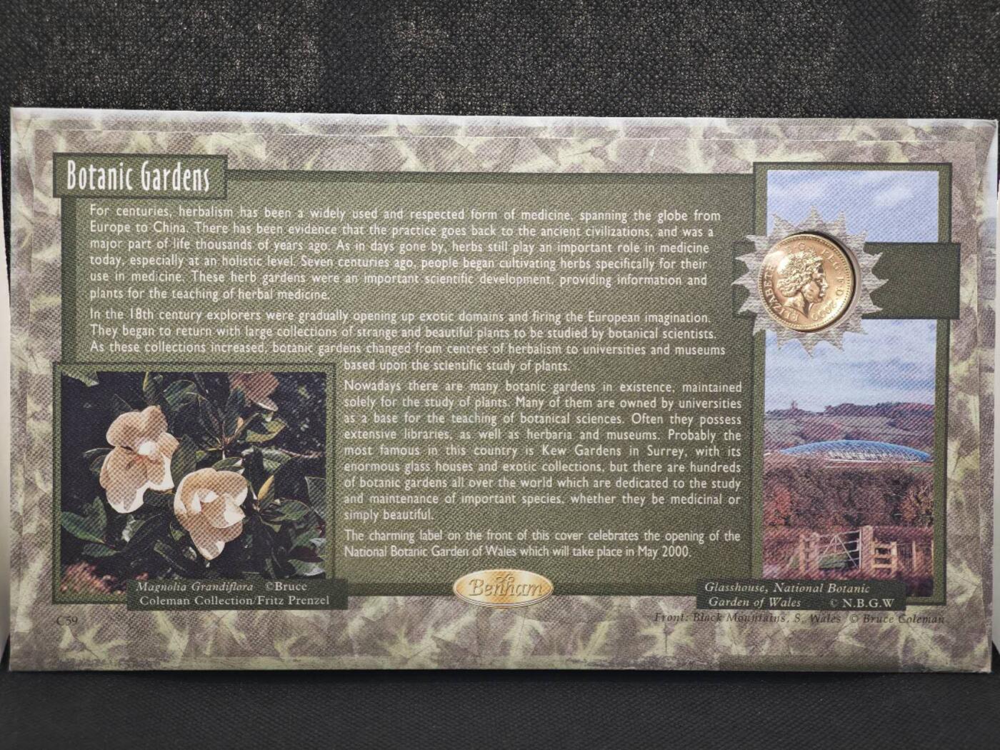 【淘币小摊】限时拍第八百零七拍  克朗币邮币封场  满百包邮可预留两周  周一统一发货   英国2000年一镑邮币封