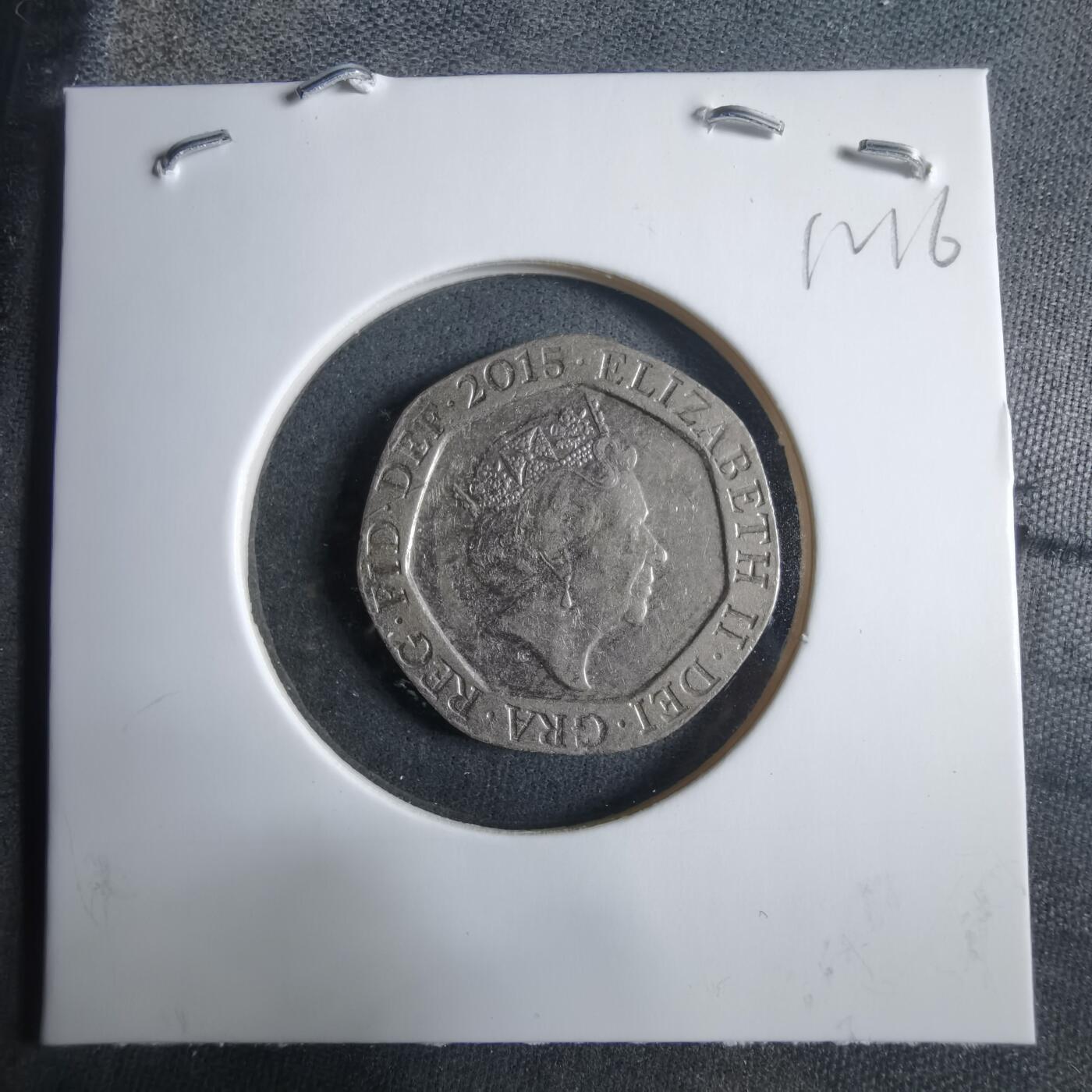 沼泽如烟--第912场 英国2015年20便士