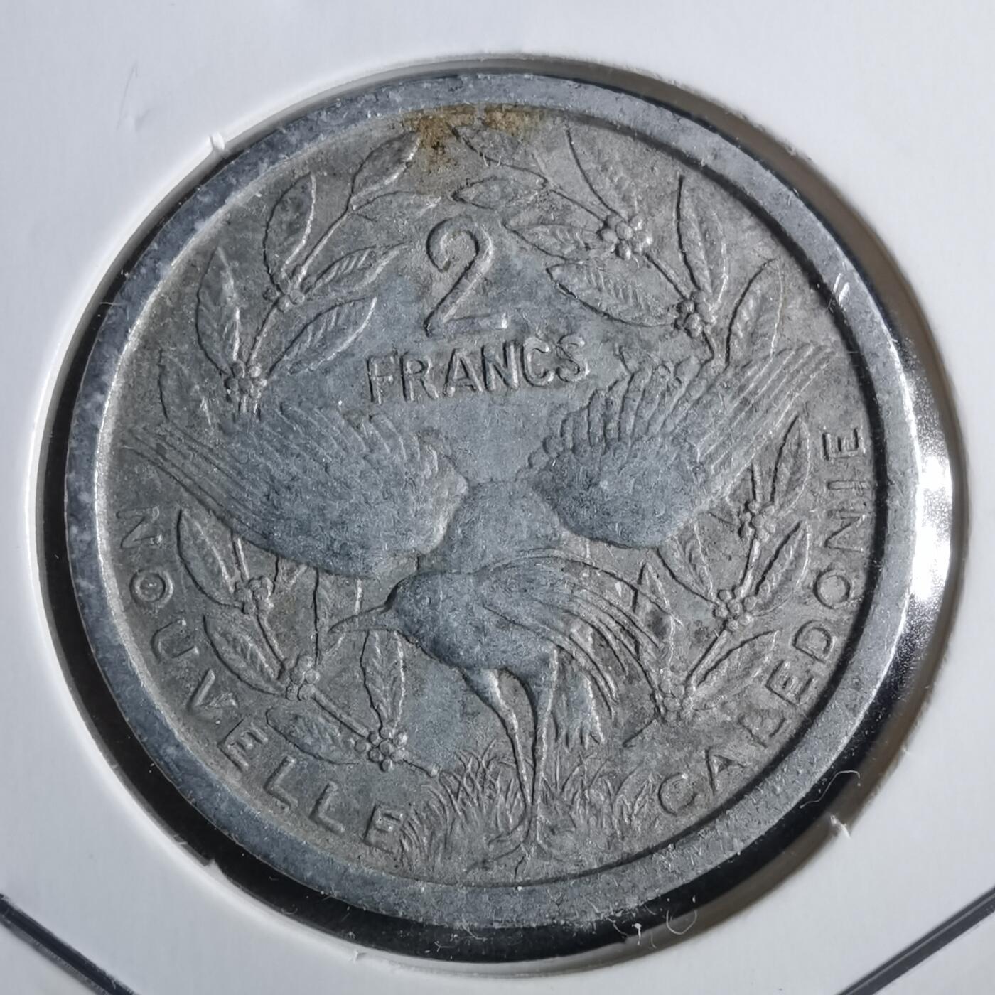 沼泽如烟--第912场 法属新喀里多尼亚1971年2法郎