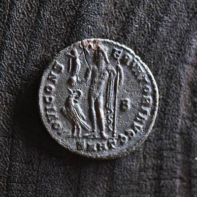 【良泉】第42期【自动场】12月4日晚19.30点开拍！99枚域外古代钱币专场  - 【美品】公元314年【古罗马】李锡尼一世“朱庇特”（宙斯）富力铜币，尼科墨底亚造币厂，3.95克