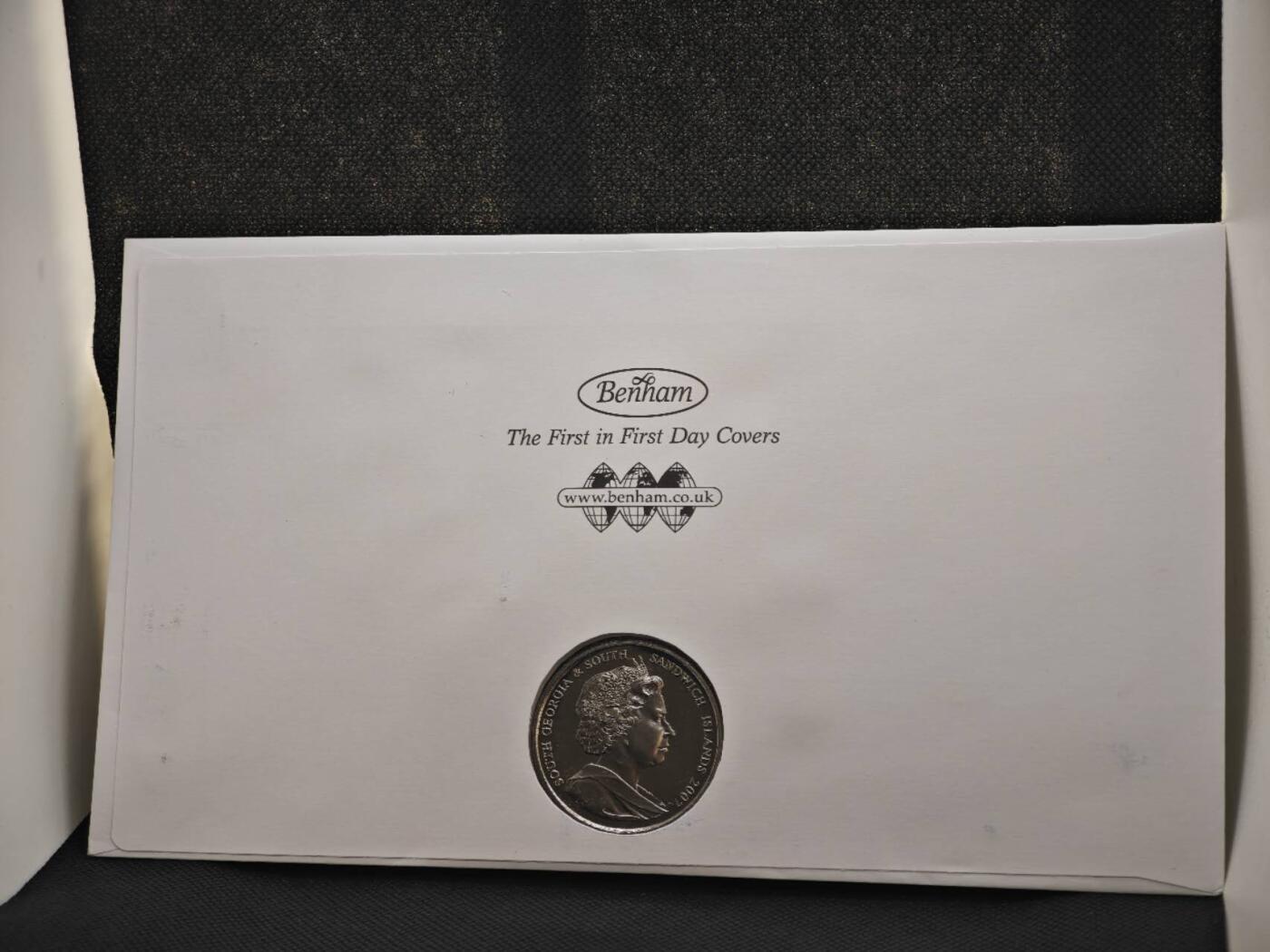 【淘币小摊】限时拍第八百零七拍  克朗币邮币封场  满百包邮可预留两周  周一统一发货   南乔治亚和南桑德威奇2007年解放25周年纪念币邮币封