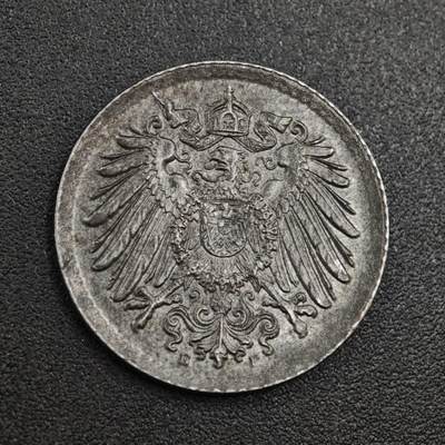 【淘币小摊】实时拍第八百零四拍   散币银币场   满百包邮可预留二周 每周一统一发货   - 德国1921年长翅5芬妮铁币