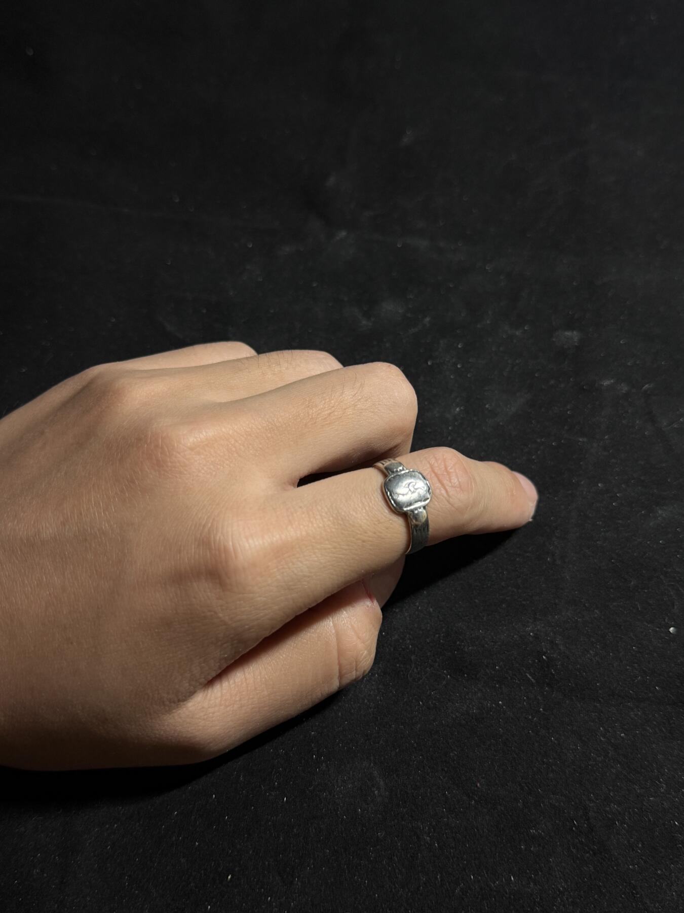 戎马世界章牌大赏第108期 芬兰戒指，银制