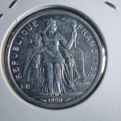 沼泽如烟--第912场 - 法属新喀里多尼亚1990年2法郎