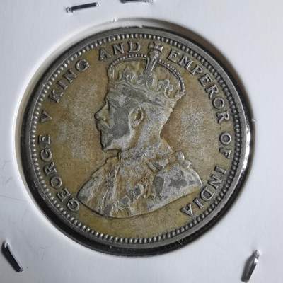 沼泽如烟--第912场 - 英属海峡1927年20分银币